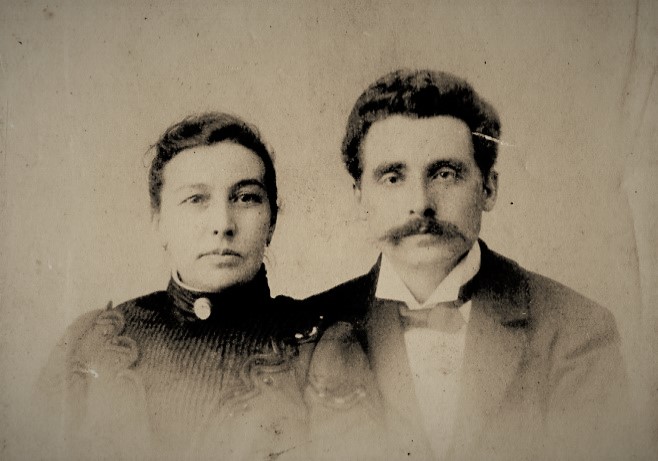 Antje Oldenburger en Bareld van der Veen verloving 1897
