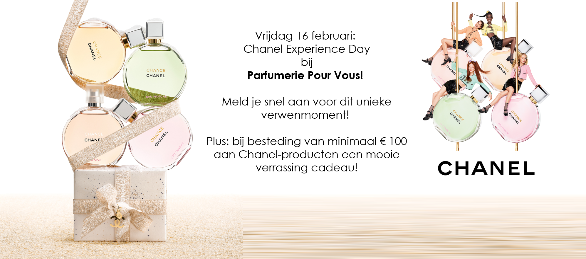 Banner Pour Vous Chanel Experience Day